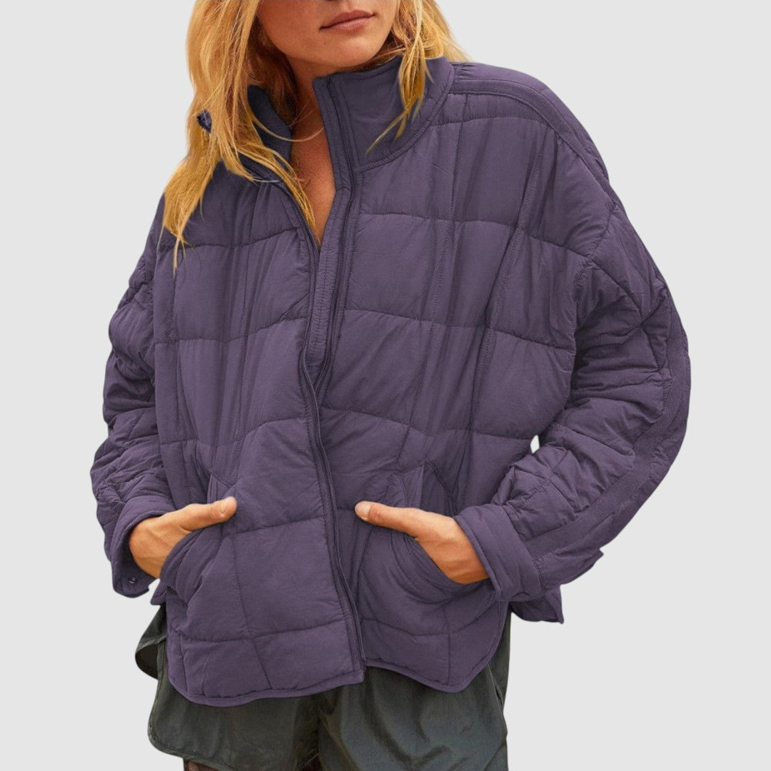 Gabriela - Light, compact quilted jacket with zipper