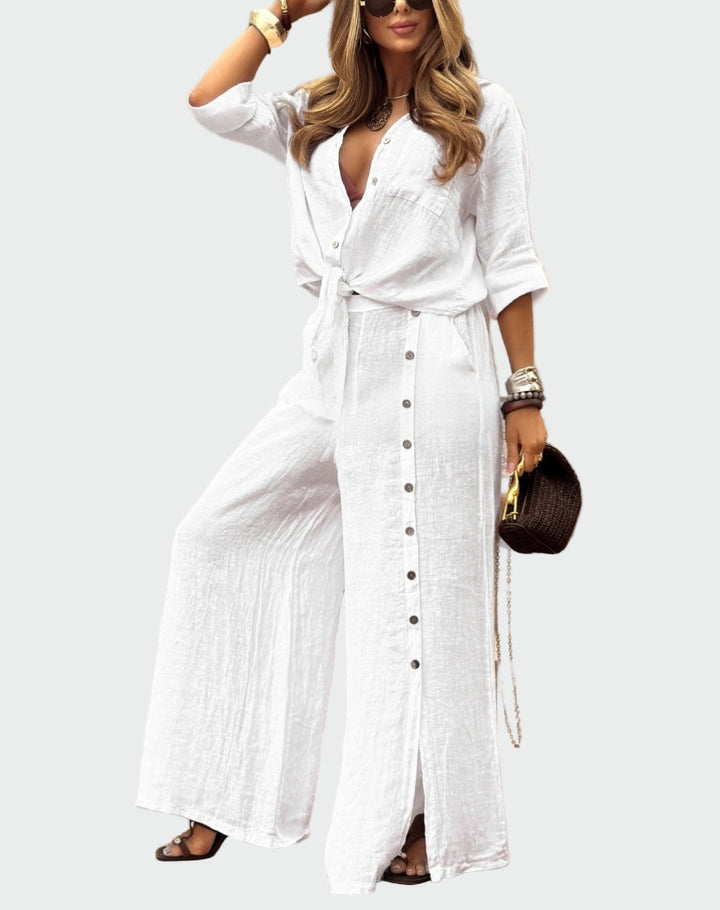 Mia - Women's, modern, one-colour, two-piece suit