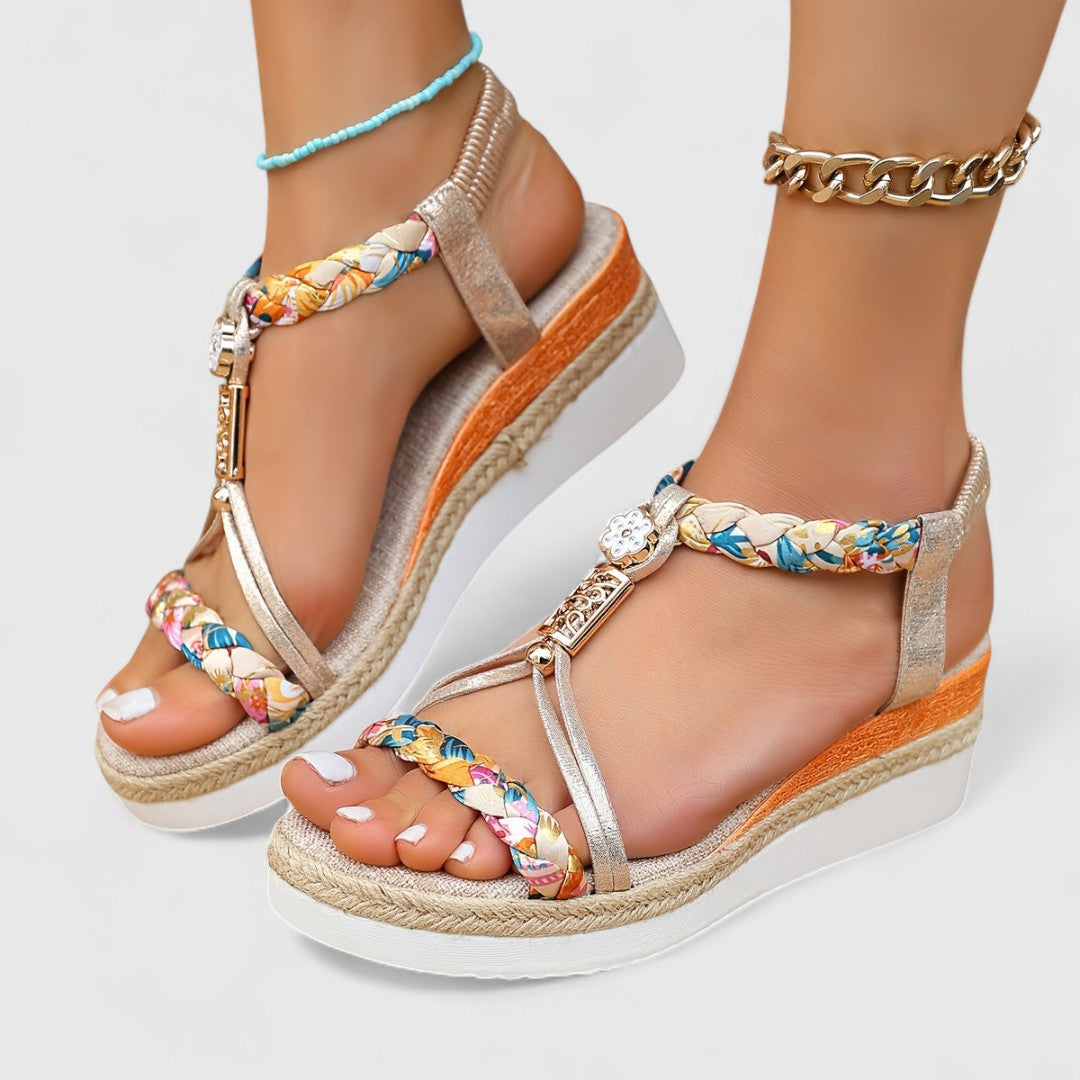 Lenka - Comfortable wedge sandals