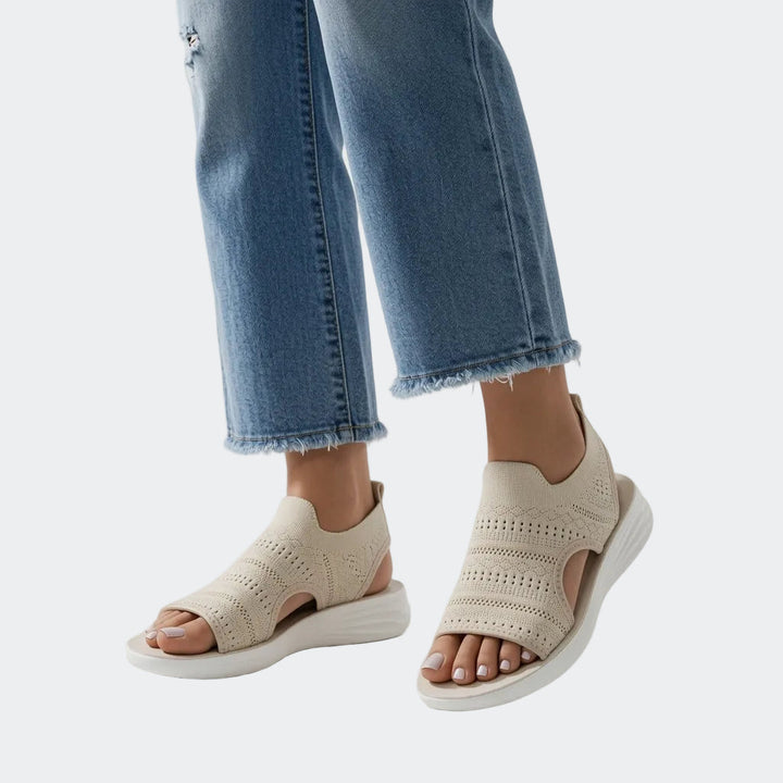 Souplesse™ - Platform sandals, open toe and comfort