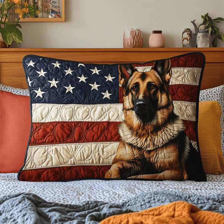 American Shepherd Quilted Bedding Pillow Case