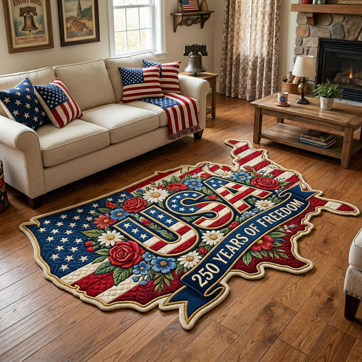 American Pride Custom Shape Area Rug
