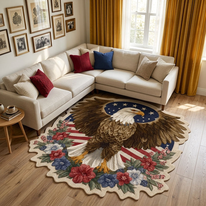 American Wings Custom Shape Area Rug