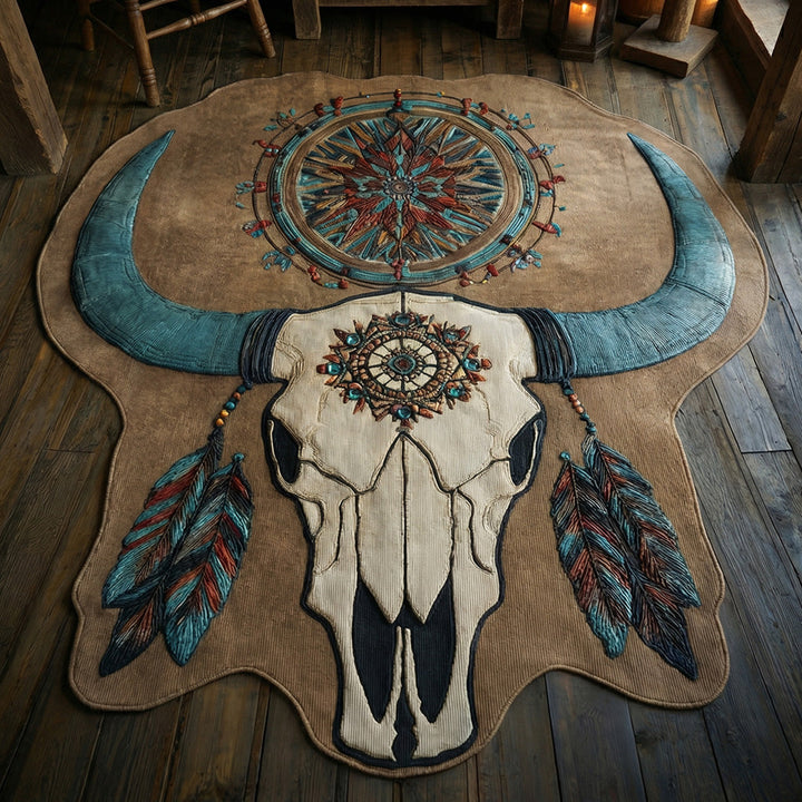 Ancient Echo Custom Shape Area Rug