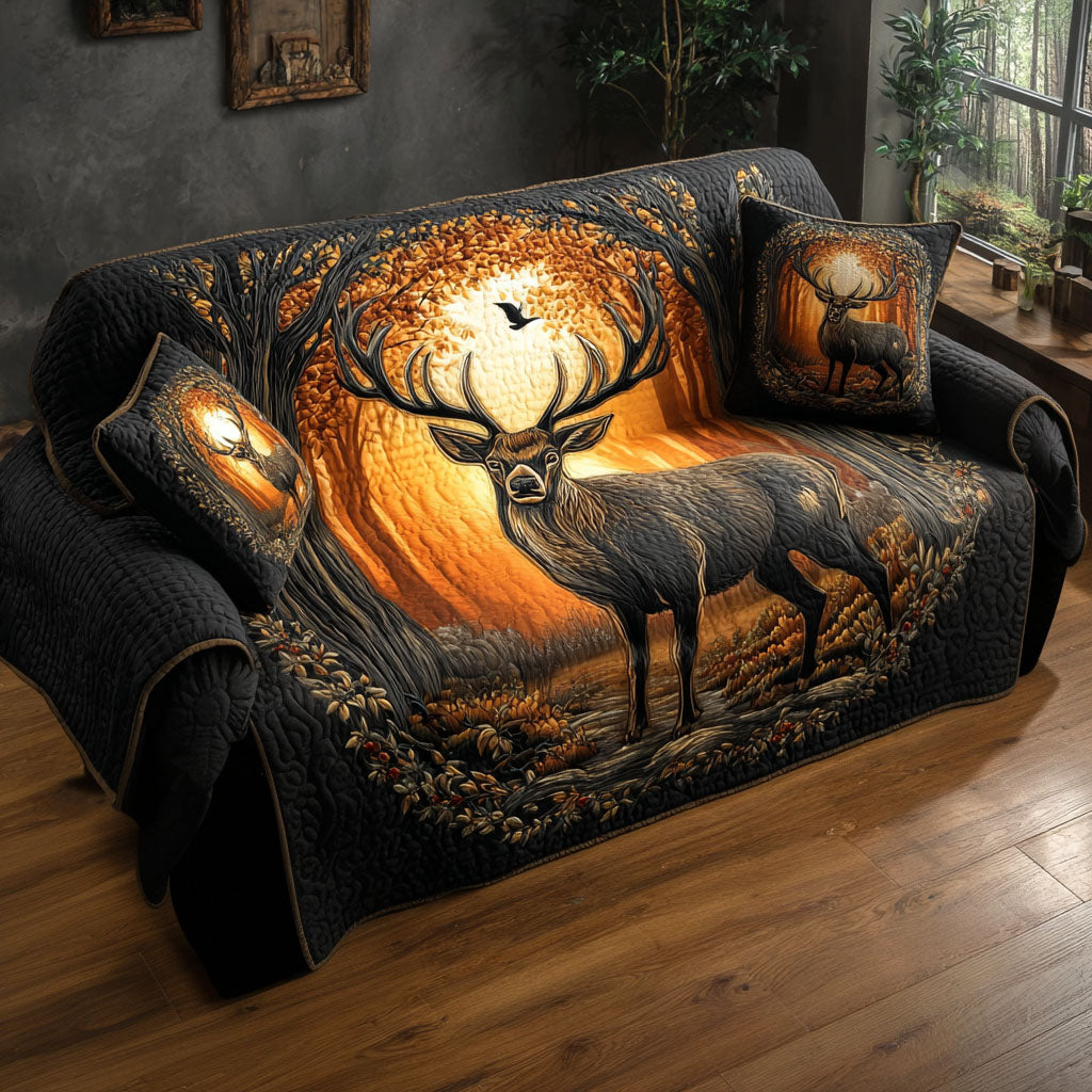 Wild Animal Quilted Sofa Cover