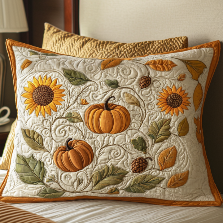 Autumn Blessings Trail Quilted Bedding Pillow Case