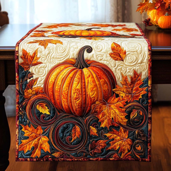 Autumn Harvest Quilted Table Runner