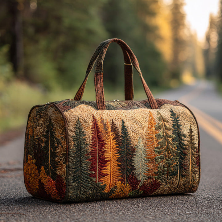 Autumn Trail Quilted Duffle Bag