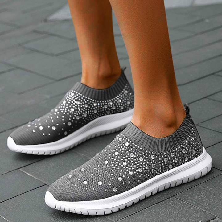 Glitter Slip-On Sneakers