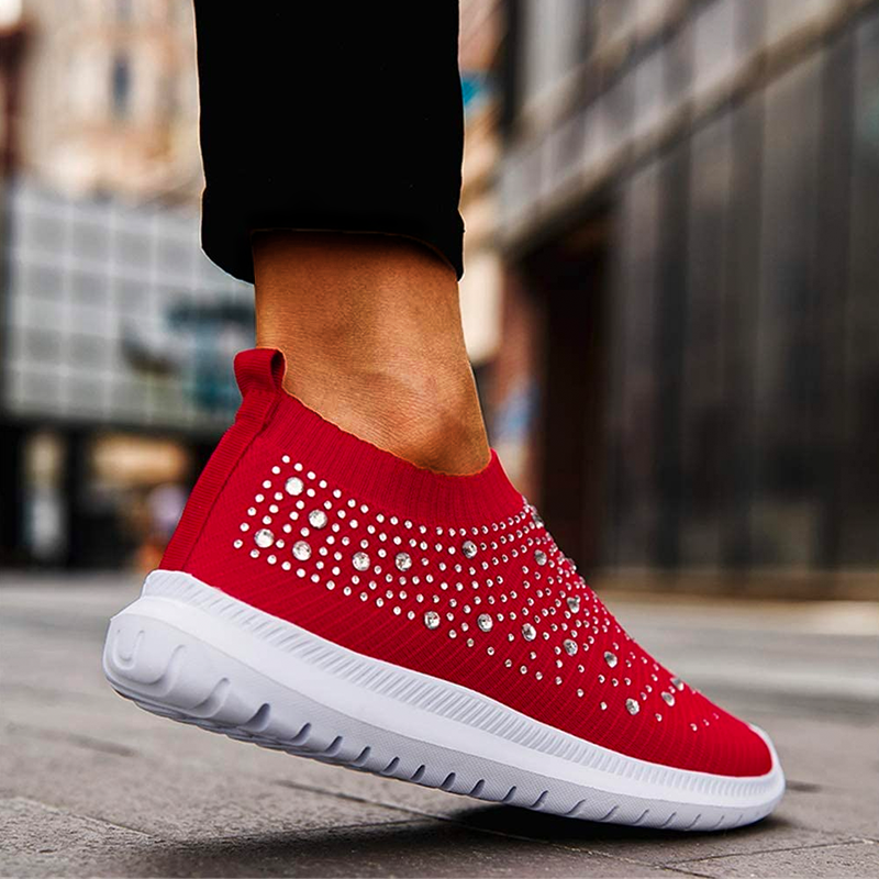 Glitter Slip-On Sneakers