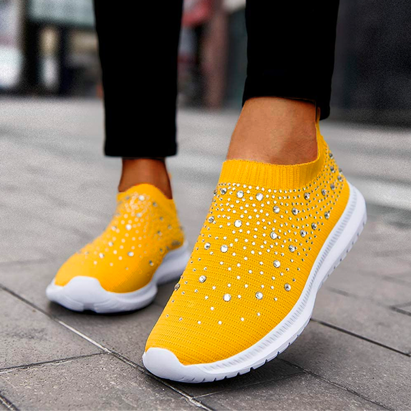 Glitter Slip-On Sneakers