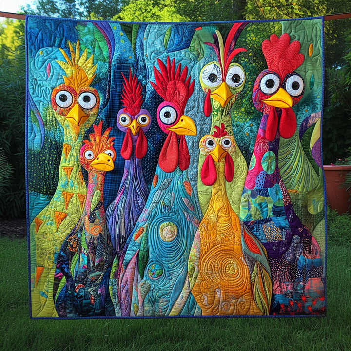 Barnyard Boogie Quilted Blanket