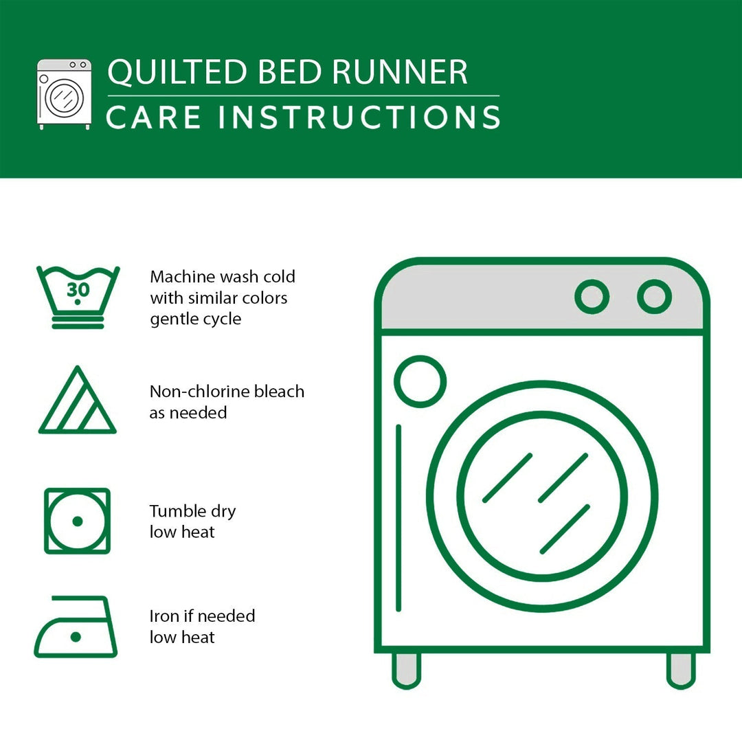 Merry Boughs Quilted Bed Runner