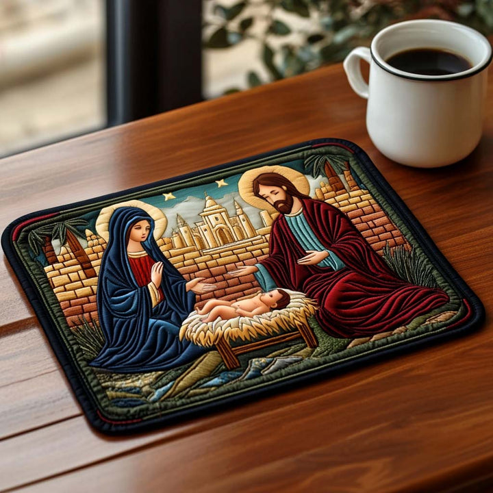 Bethlehem Dawn Quilted Placemat