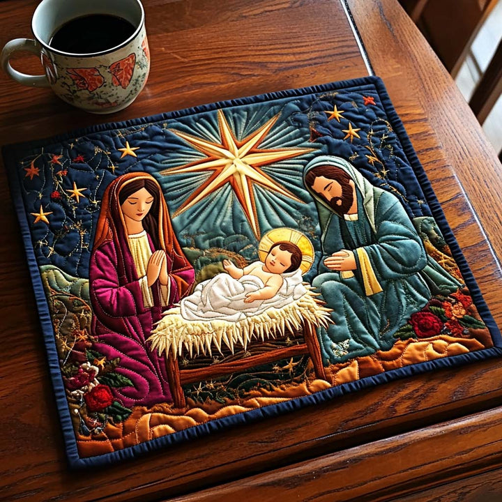 Bethlehem Peace Quilted Placemat