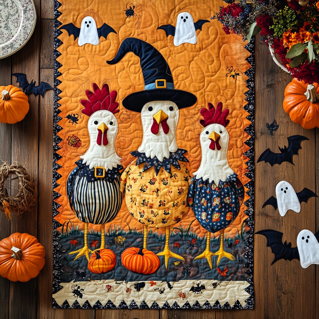 Halloween Quilted Table Runner