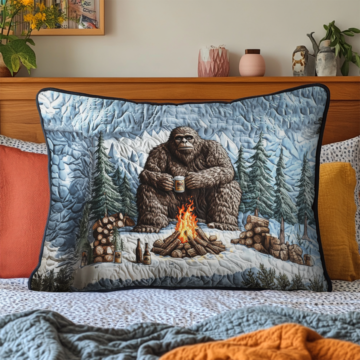 Bigfoot Journey Quilted Bedding Pillow Case
