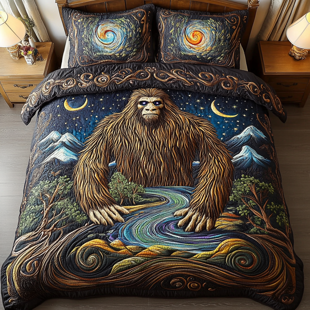 Bigfoot Quilted Bedding Set