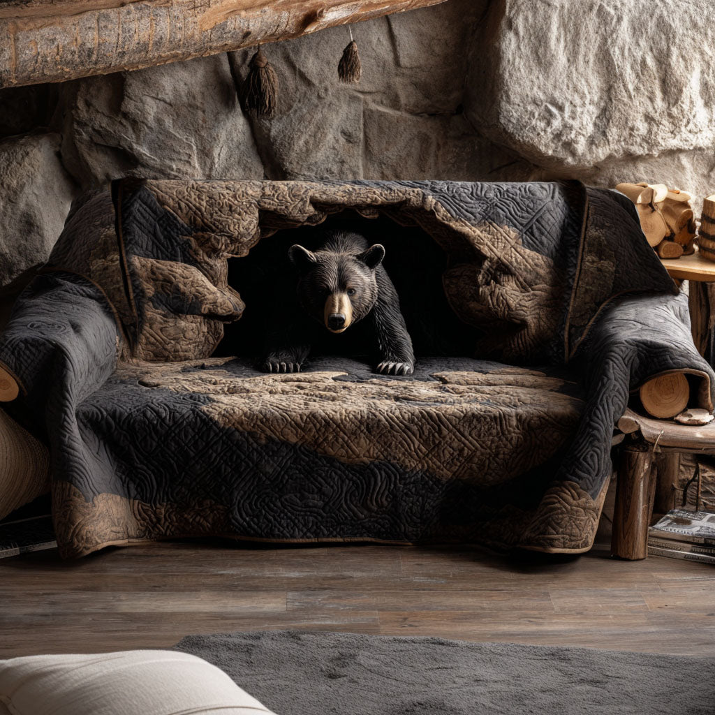 Wild Animal Quilted Sofa Cover
