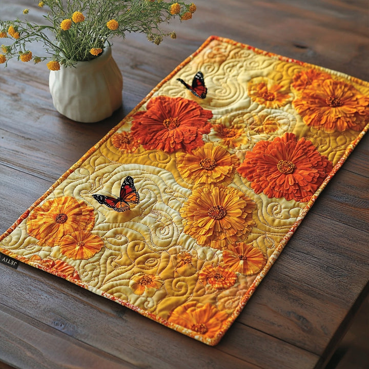Blooming Calavera Quilted Placemat