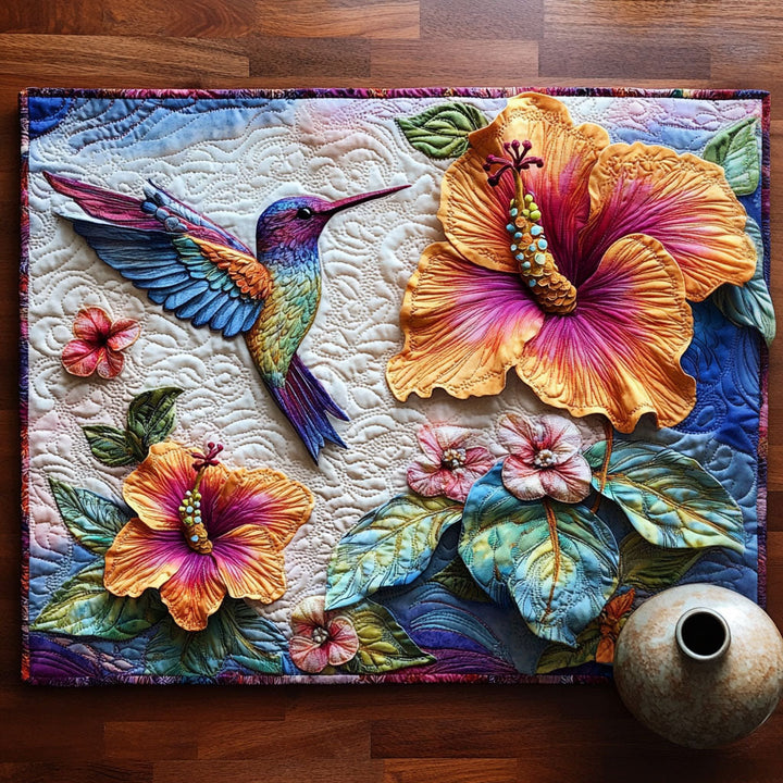 Blooming Delight Quilted Placemat