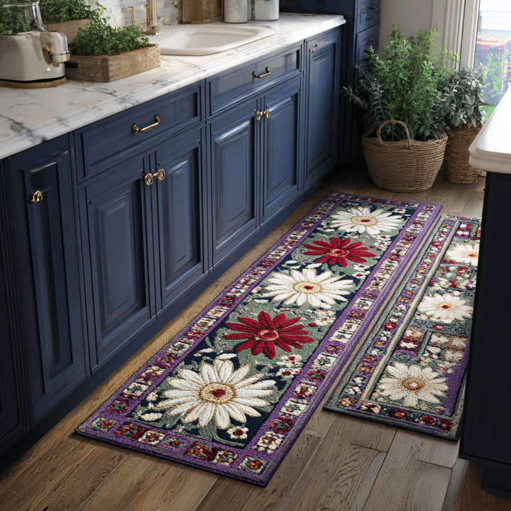 Blooming Grace Kitchen Area Rug