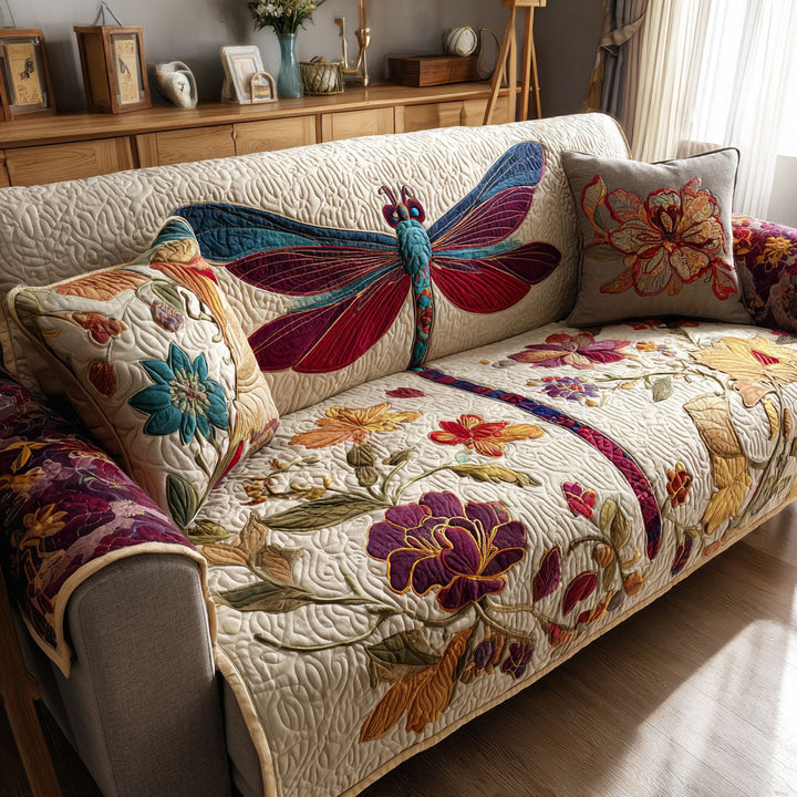 Bloomlight Quilted Sofa Cover