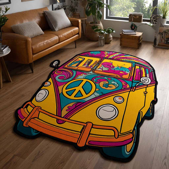 Boho Cruiser Custom Shape Area Rug