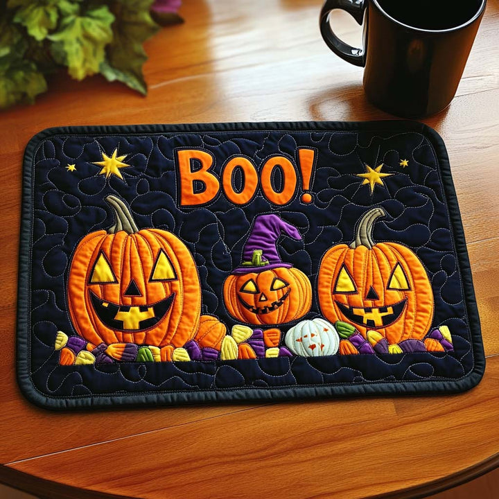 Boo Crew Quilted Placemat