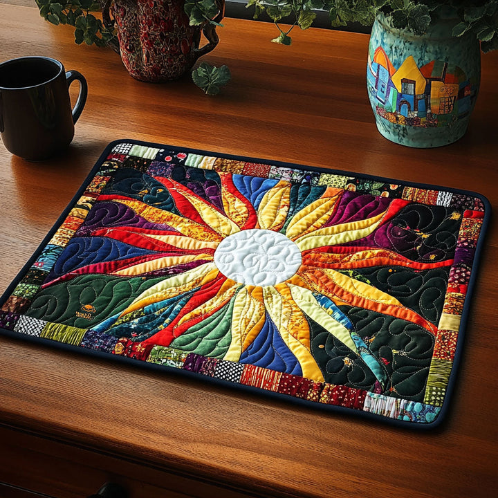 Bright Rays Quilted Placemat
