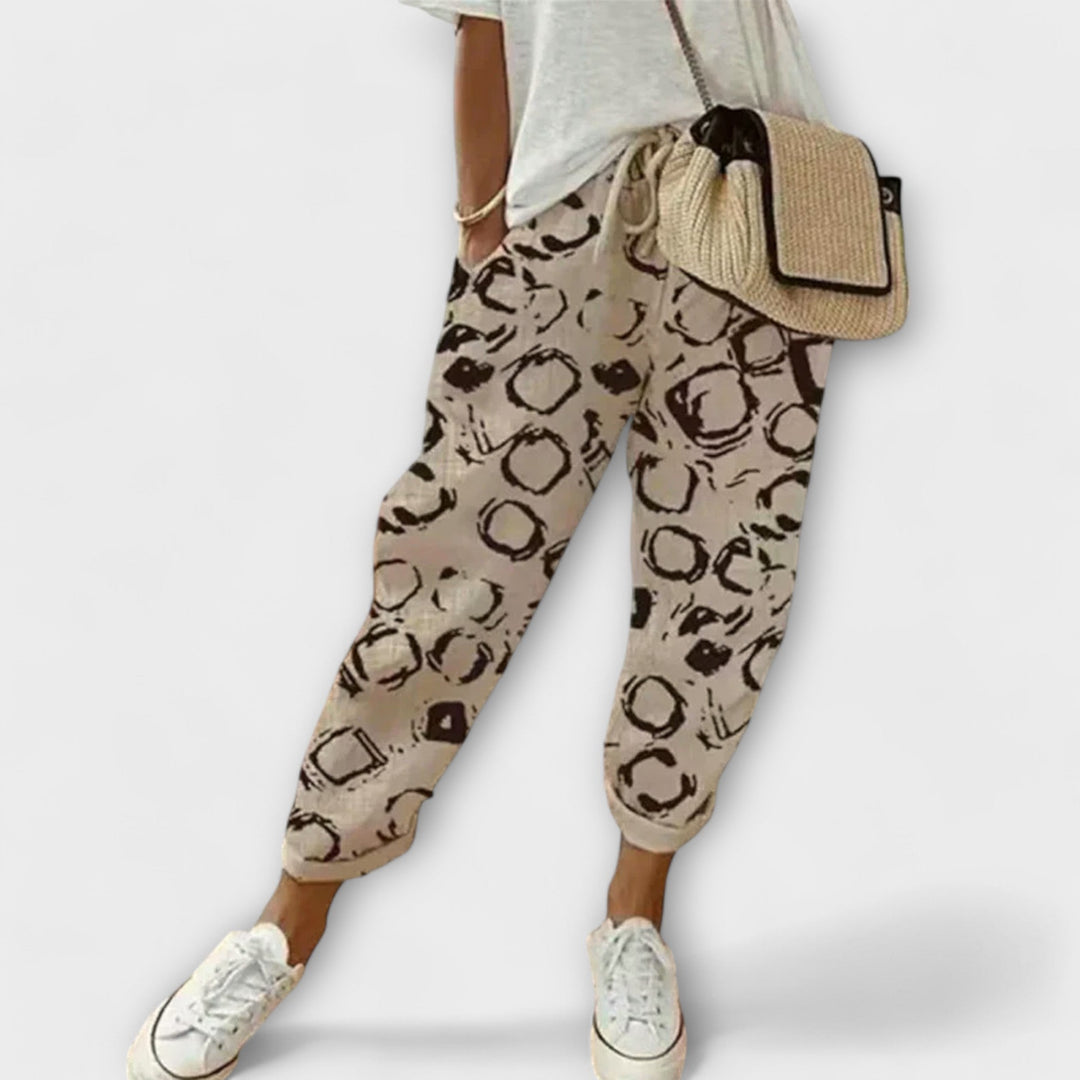 Burga - Comfortable trousers made of cotton and linen