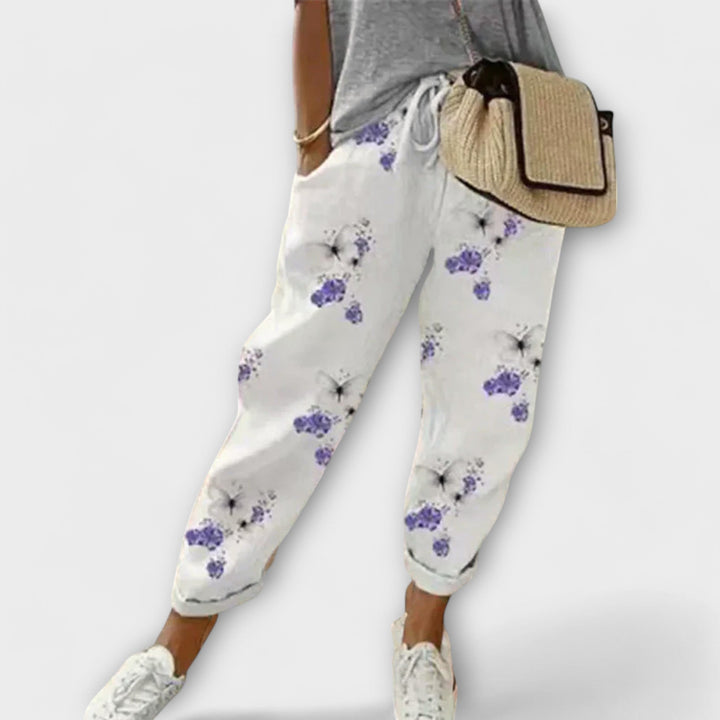 Burga - Comfortable trousers made of cotton and linen