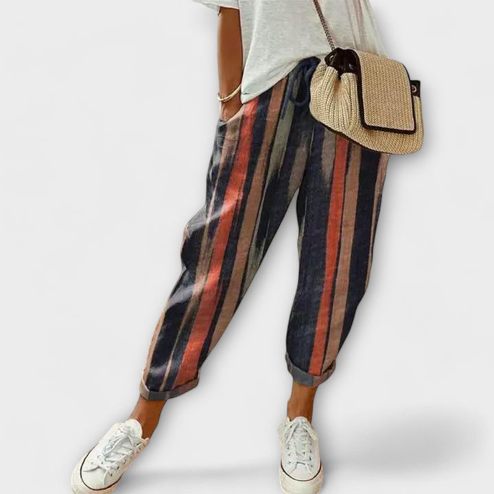 Burga - Comfortable trousers made of cotton and linen
