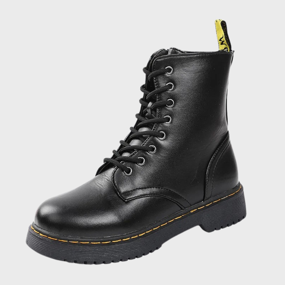 Zipped Combat Boots