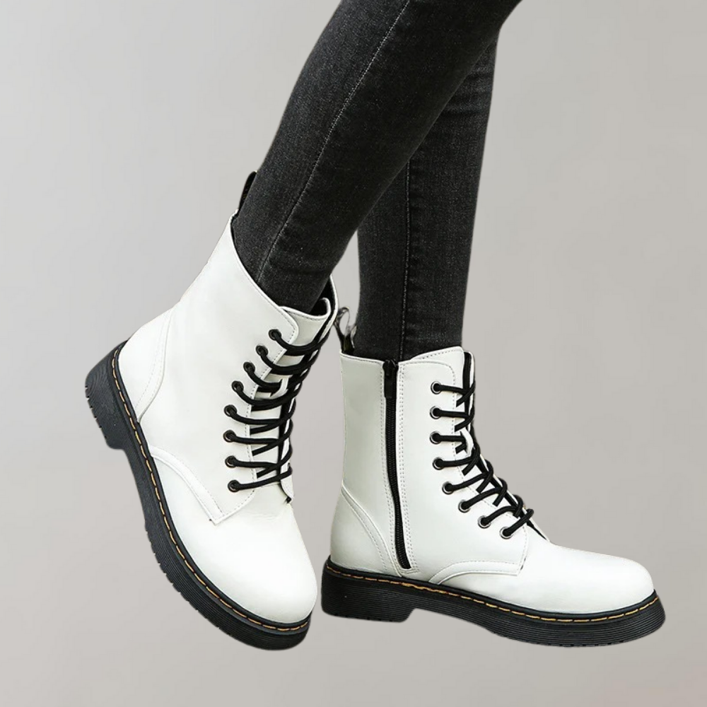 Zipped Combat Boots