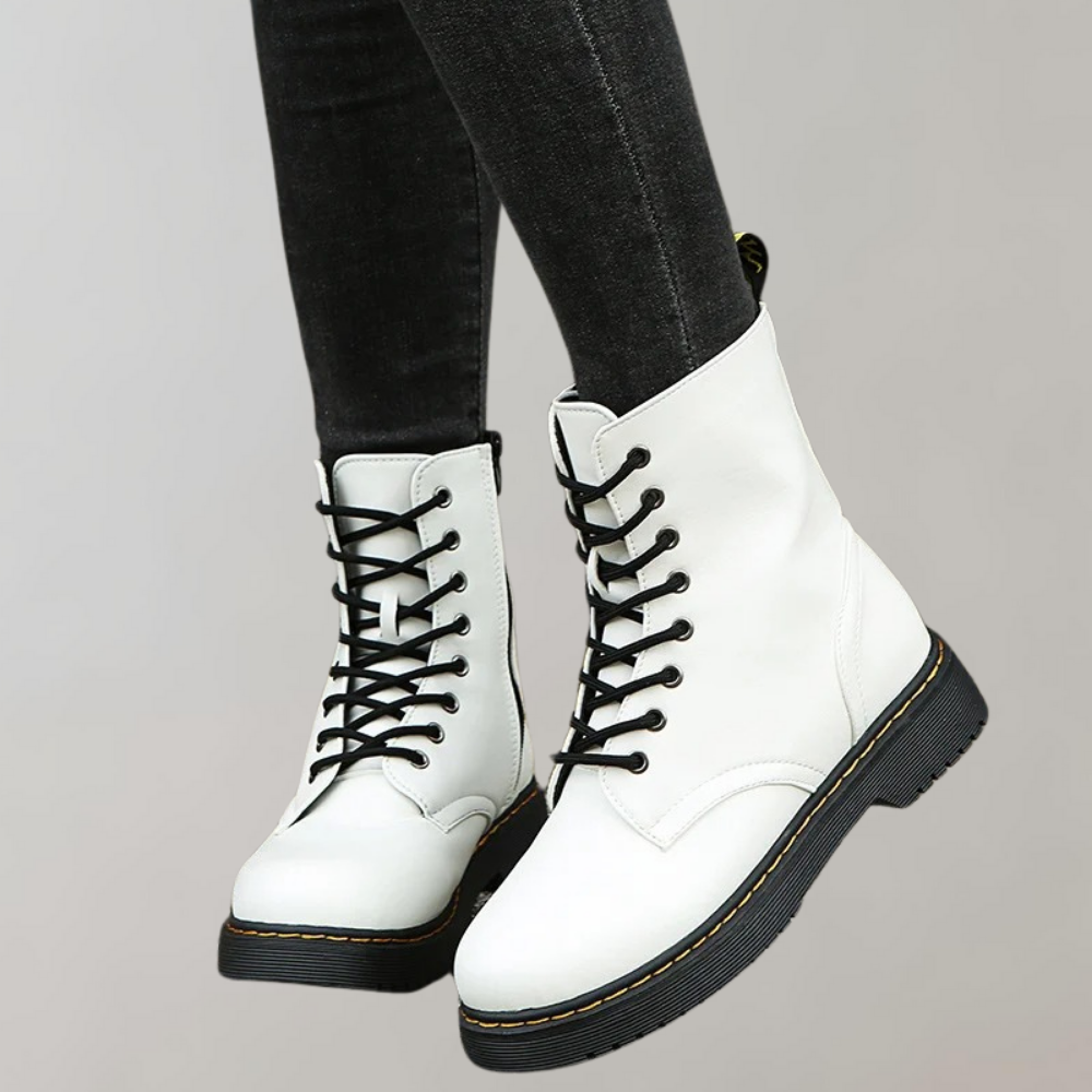 Zipped Combat Boots