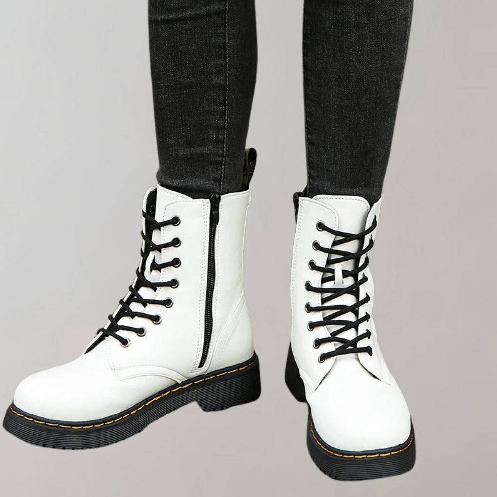 Zipped Combat Boots