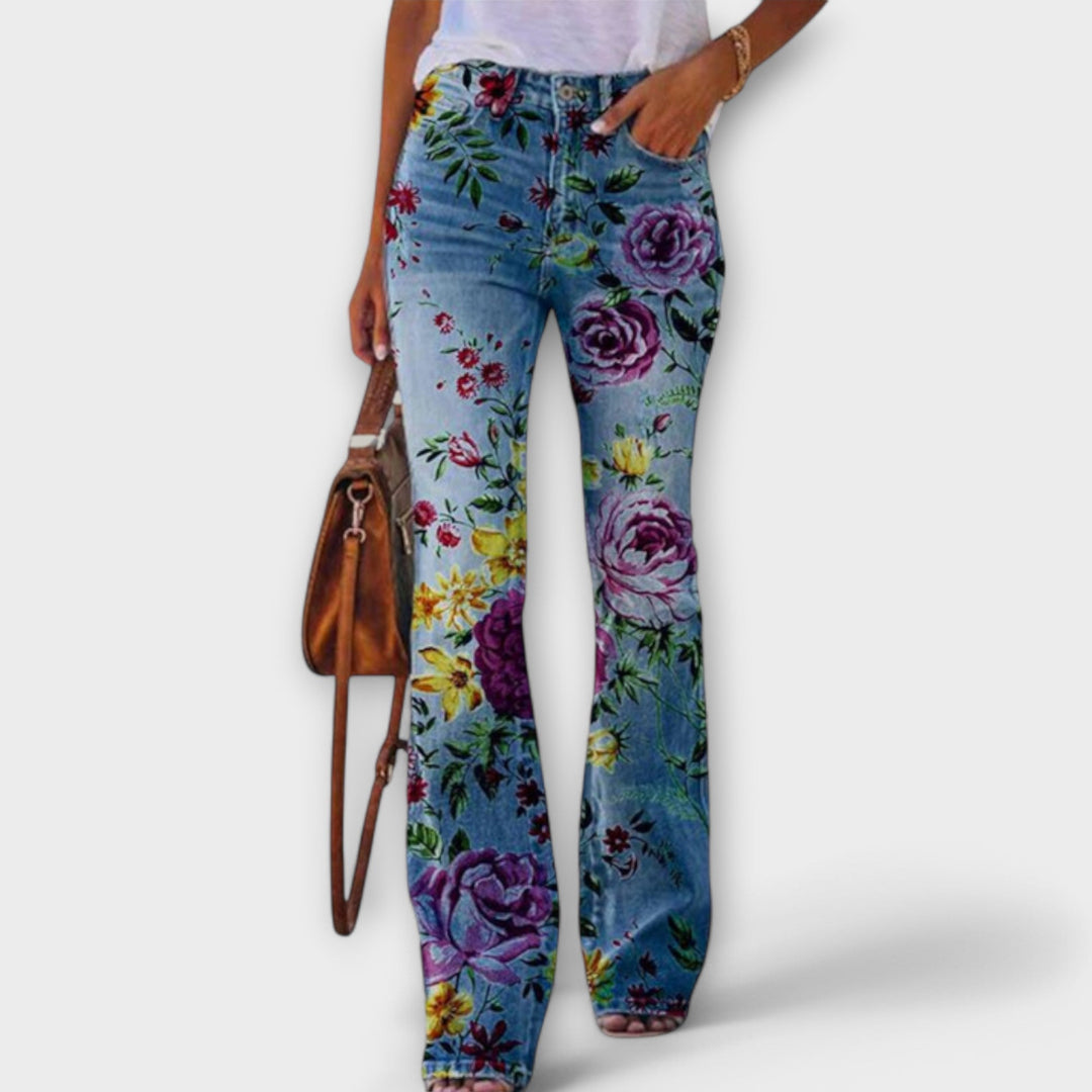 Floral trousers