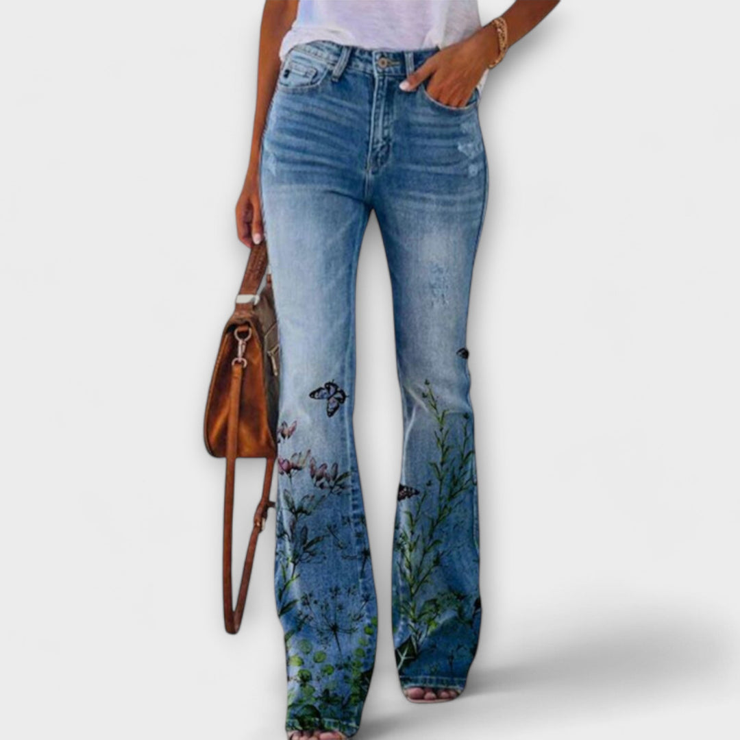 Floral trousers