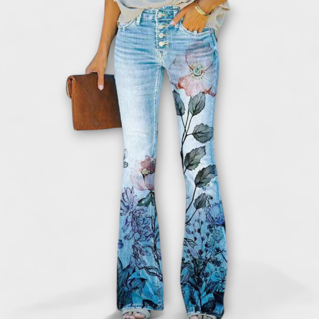 Floral trousers