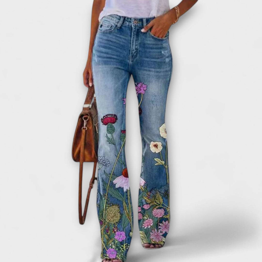 Floral trousers