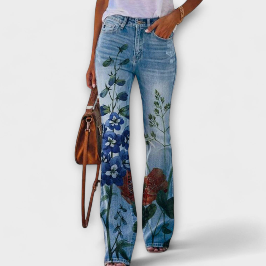 Floral trousers