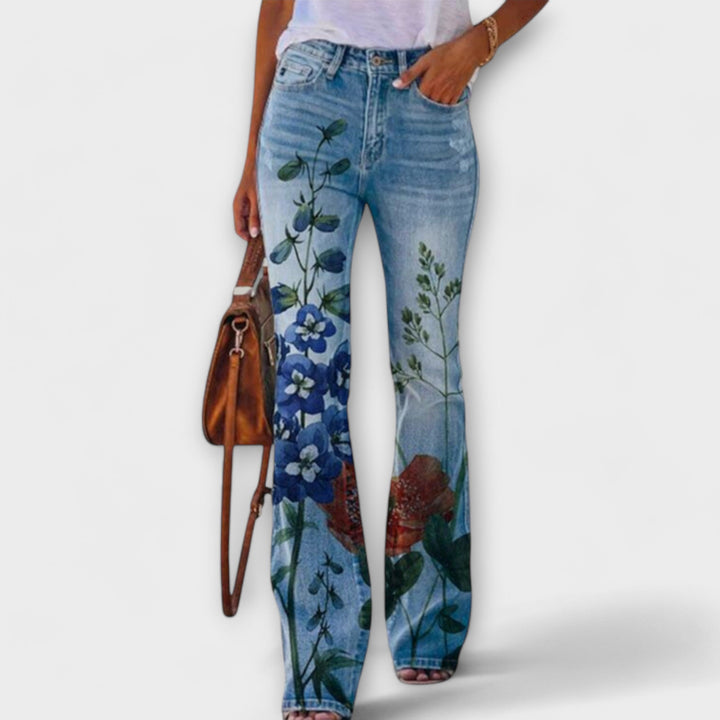 Floral trousers