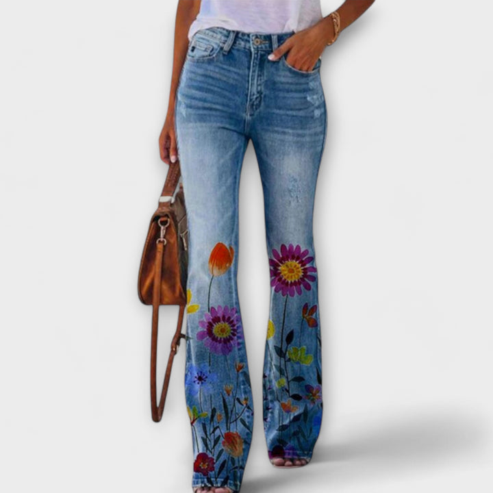 Floral trousers