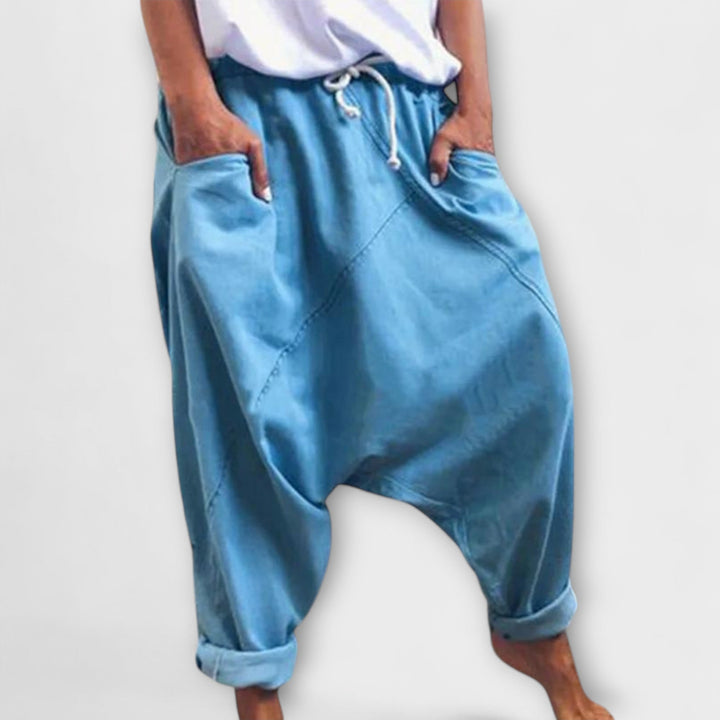 Hara - Loose harem pants with a drawstring