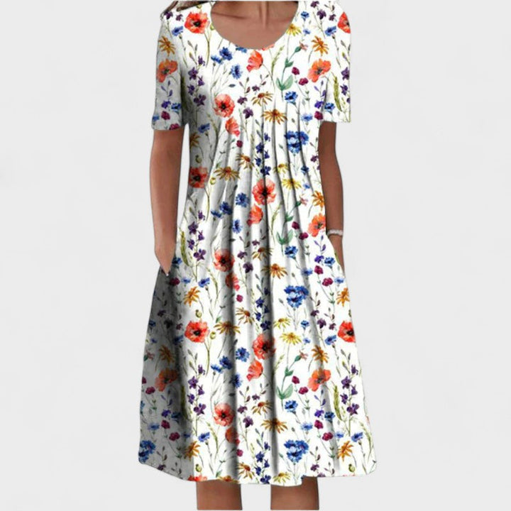 Marta - Midi Dress with Layers