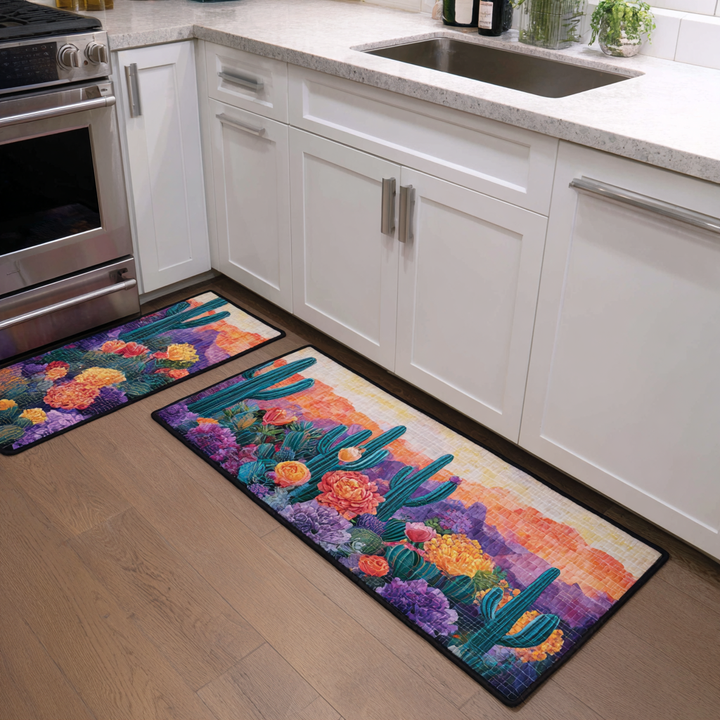 Cactus Garden Kitchen Area Rug