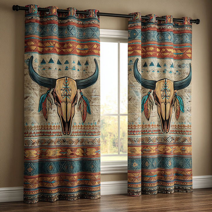 Canyon Light Quilted Curtains