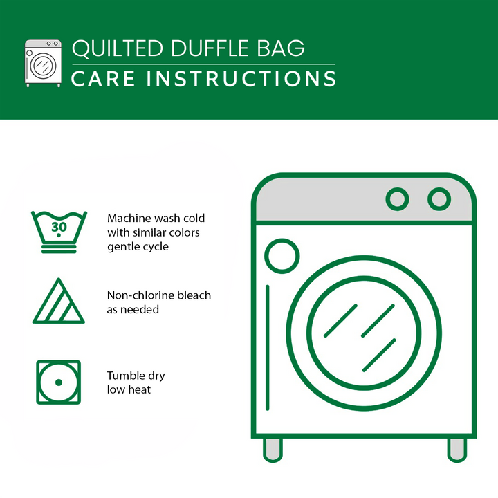 Airborne Bloom Quilted Duffle Bag