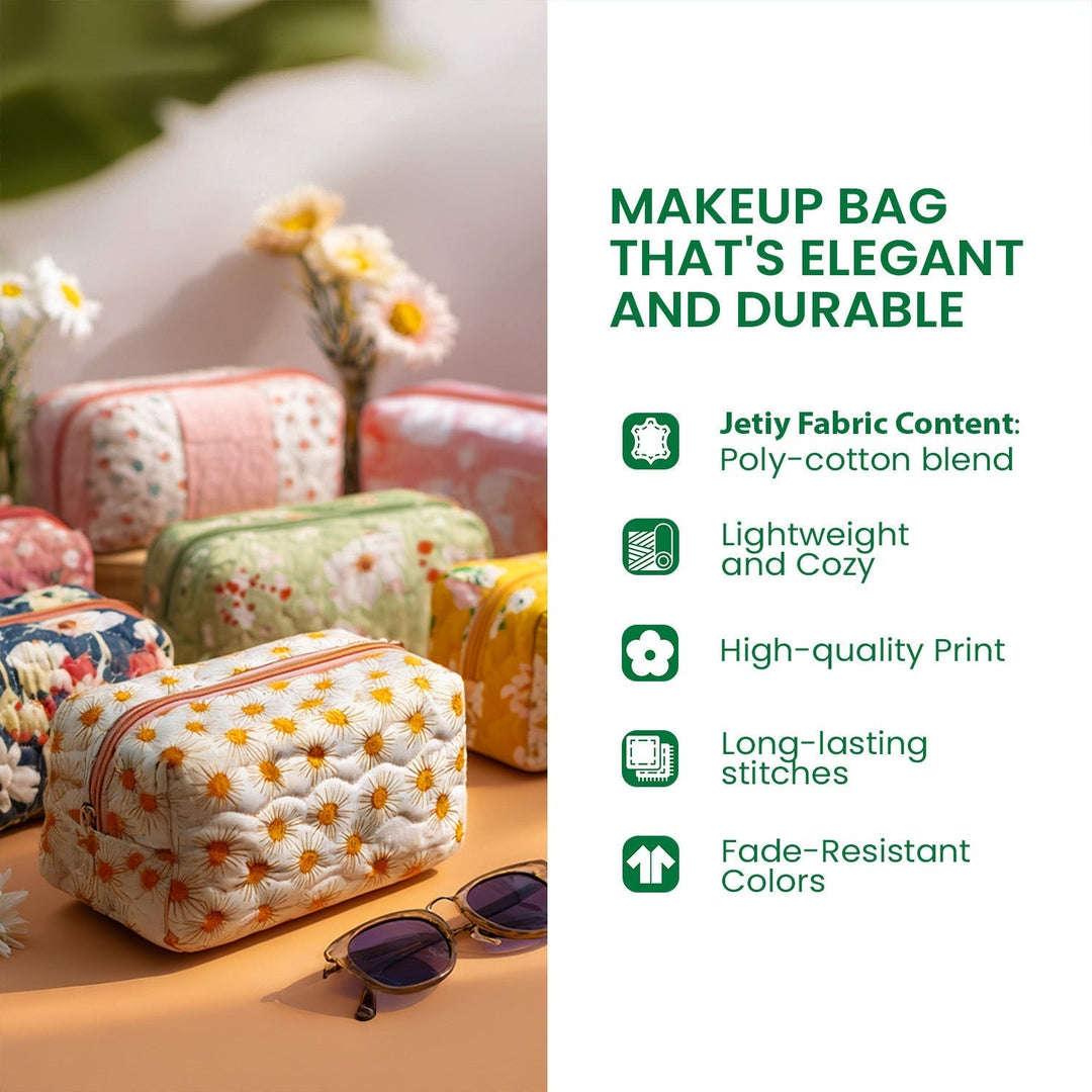 Sheep Quilted Makeup Bag